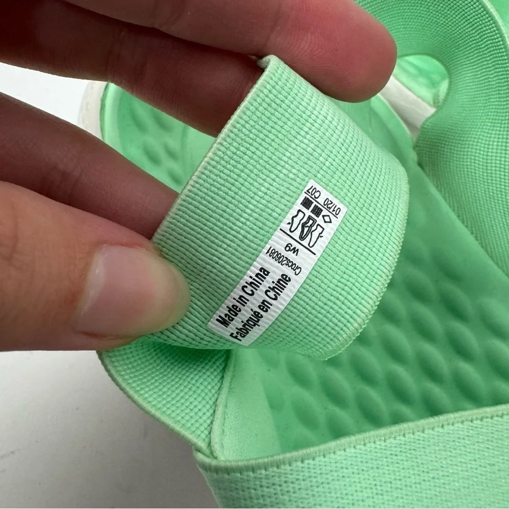 Crocs Lite Ride Green Open Toe Sandals Water Shoes Summer